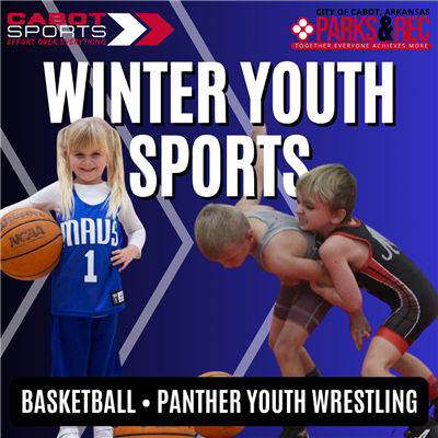 Youth Basketball and Wrestling Registration for the Winter 2025-2026 Season